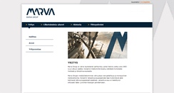 Desktop Screenshot of marvagroup.fi