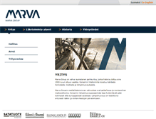 Tablet Screenshot of marvagroup.fi